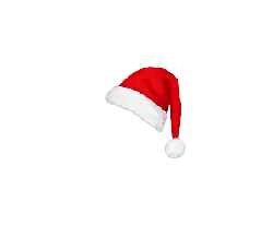 Santa Claus Hat - red - white - No Watermark PNG