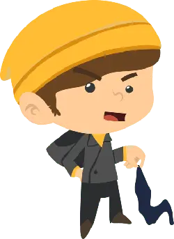Cartoon Character with Yellow Hat - cartoon - Lossless PNG