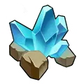 Crystal Ore - glowing - PNG Images