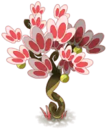 Pink Flower Tree - illustration - High Resolution PNG