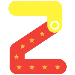 Number 2 - stars - Transparent Layer PNG