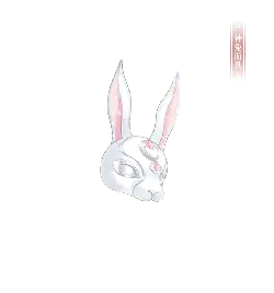 Divine Rabbit Mask - mask - High Resolution PNG