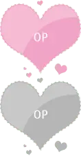 Heart Pattern - gray - decoration - High Resolution PNG