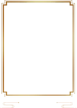 Gold Border Decorative Pattern - retro - art - High Resolution PNG