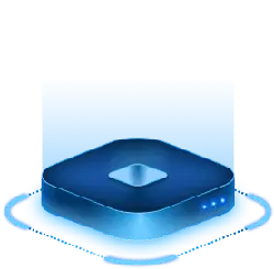 Blue Device - minimalist design - No Background PNG