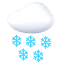 Cloud and Snowflakes - cold - Free Download PNG
