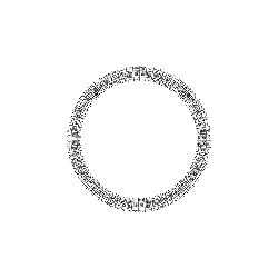 Digital Ring - tech feel - Transparent Background PNG
