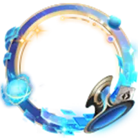 Blue Energy Ring - future - technology - No Background PNG