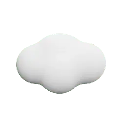 Cloud - shape - No Background PNG