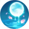 Frost Moon - glowing - No Watermark PNG