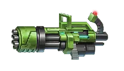 Futuristic Green Weapon - green - Transparent Layer PNG