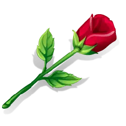 Red Rose - plant - PNG