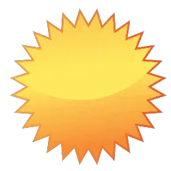 Sun - glow - nature - Transparent Background PNG