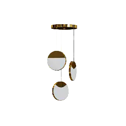 Gold Chandelier - hanging - Transparent Background PNG