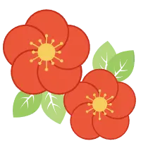 Red Flowers - red - leaf - High Resolution PNG