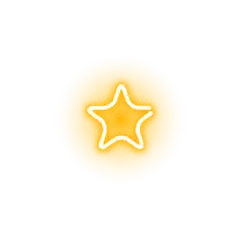 Yellow Five-pointed Star - Fast Download PNG