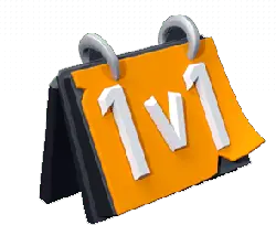 1v1 Battle Calendar - game - Transparent Background PNG