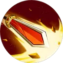 Flaming Sword - power - flame - No Background PNG