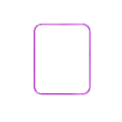 Purple Glowing Rectangular Frame - purple - High Resolution PNG