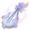 Purple Light Lyre Fish - instrument - High Resolution PNG