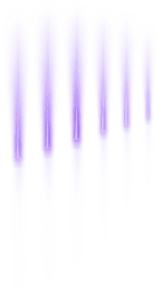 Purple Light Beams - Curated PNG