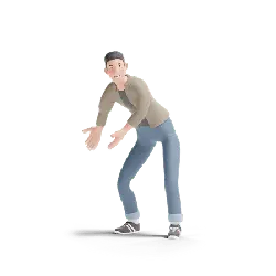 Cartoon Character - humorous - animation - Transparent Layer PNG
