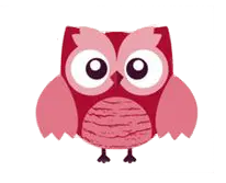 Pink Owl - pink - High Resolution PNG