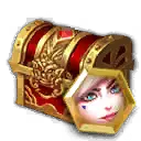 Treasure Chest - red - game prop - High Resolution PNG