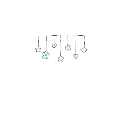 Colorful Stars and Flowers - stars - High Resolution PNG