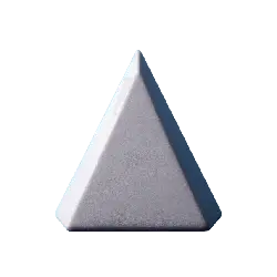 White Triangle - graphic design - Lossless PNG