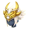 Gold Helmet - courage - No Background PNG