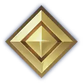 Gold Diamond Badge - badge - PNG Images