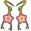 Flower Earrings - jewelry - No Watermark PNG
