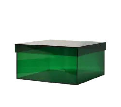 Green Glass Box - simple - Lossless PNG