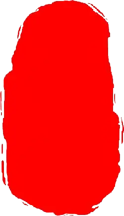 Red Circular Object - PNG