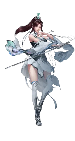 Ice Queen - magic - fighting - No Watermark PNG