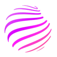 Purple Striped Sphere - Designer Recommended PNG