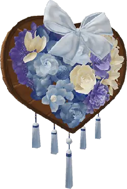 Heart-shaped Flower Basket - gift - Free PNG