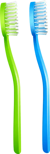 Toothbrush - green - High Resolution PNG