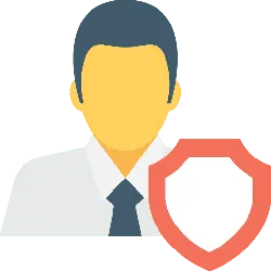 Cartoon Character in White Shirt and Tie - safety - High Resolution PNG