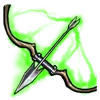 Green Energy Arrow - attack - No Background PNG
