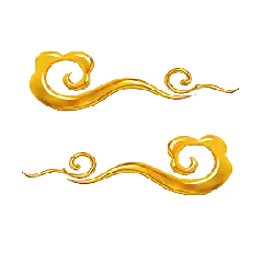 Gold Cloud Pattern - gold - decoration - Transparent Layer PNG