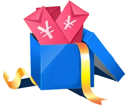Blue Gift Box - festival - No Background PNG