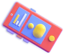 Colorful Phone - geometric - Free Download PNG
