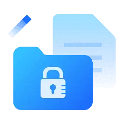 Folder Lock - Transparent Background PNG