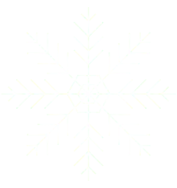 Snowflake - hexagon - lines - PNG