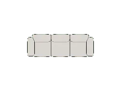 White Sofa - modern - furniture - Free PNG