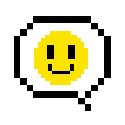 Pixel Smile - simple design - Transparent Layer PNG