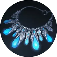Glowing Necklace - necklace - PNG