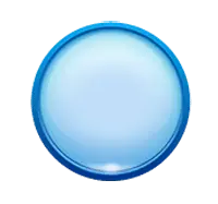 Blue Button - simple - Highly Rated PNG